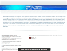 Tablet Screenshot of lumenrechner.de